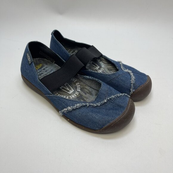 Keen The Good Jean Project Mary Jane Denim Shoes Sz 7 US Limited Edition Slip On - Picture 1 of 12
